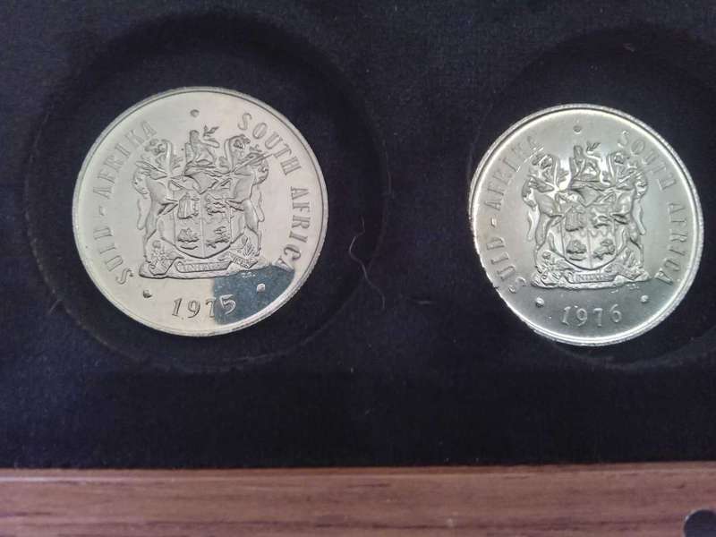 Great set of South African R1 from 1966 to 1976