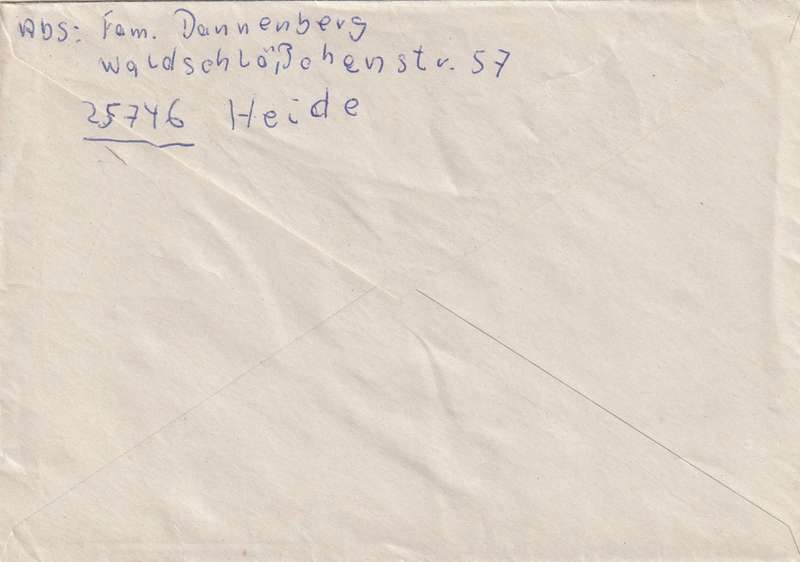 Germany Cover - 1995 - Dietrich Bonhoeffer Slogan Heide Ein Zentrum an der Westkuste