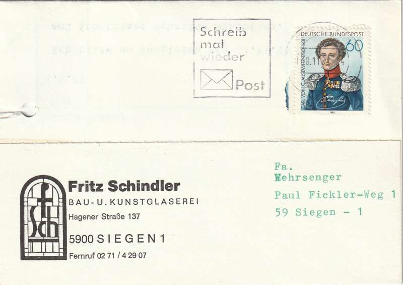 Germany Cover - 1981 - Carl Von Clausewitz