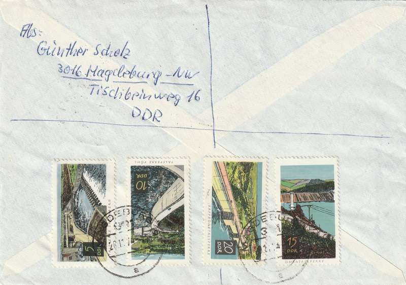 Germany DDR Registered Cover South Africa - 1971 1972 1968 - Famous Persons Rudolf Virchow Anthropo