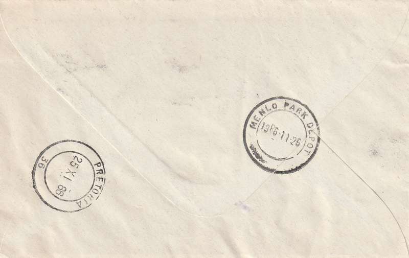 Germany DDR Registered Postal Stationery Cover South Africa - 1985 - Castles