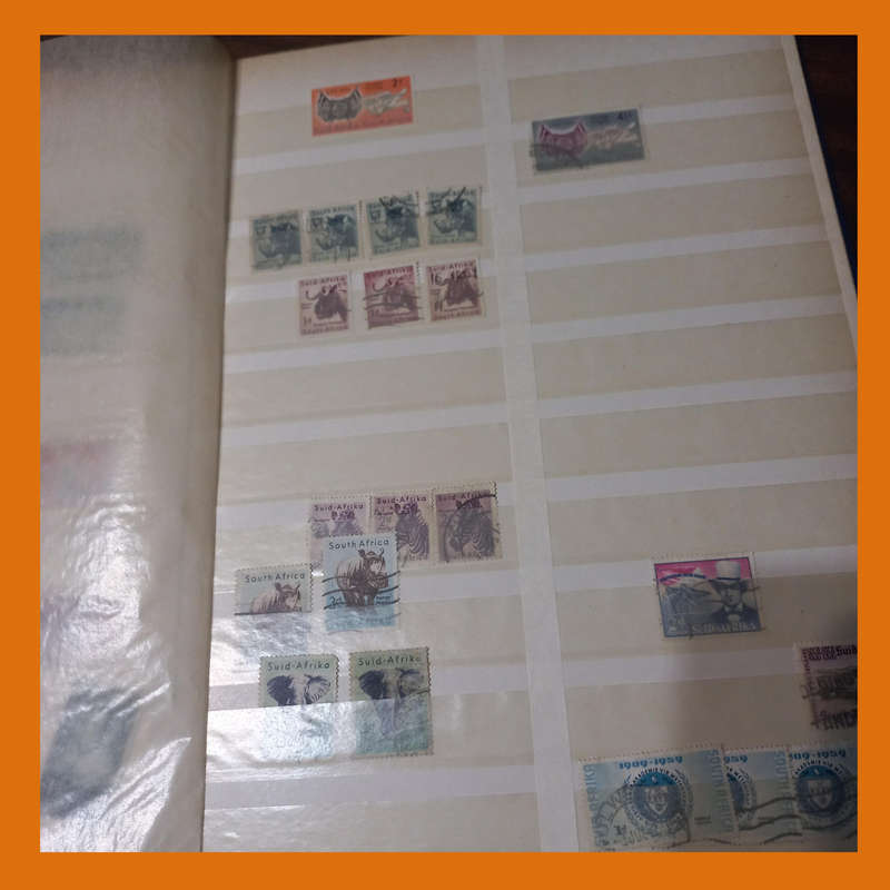 South Africa Union Selection in Lighthouse Stock Book with 1913 KGV Issue