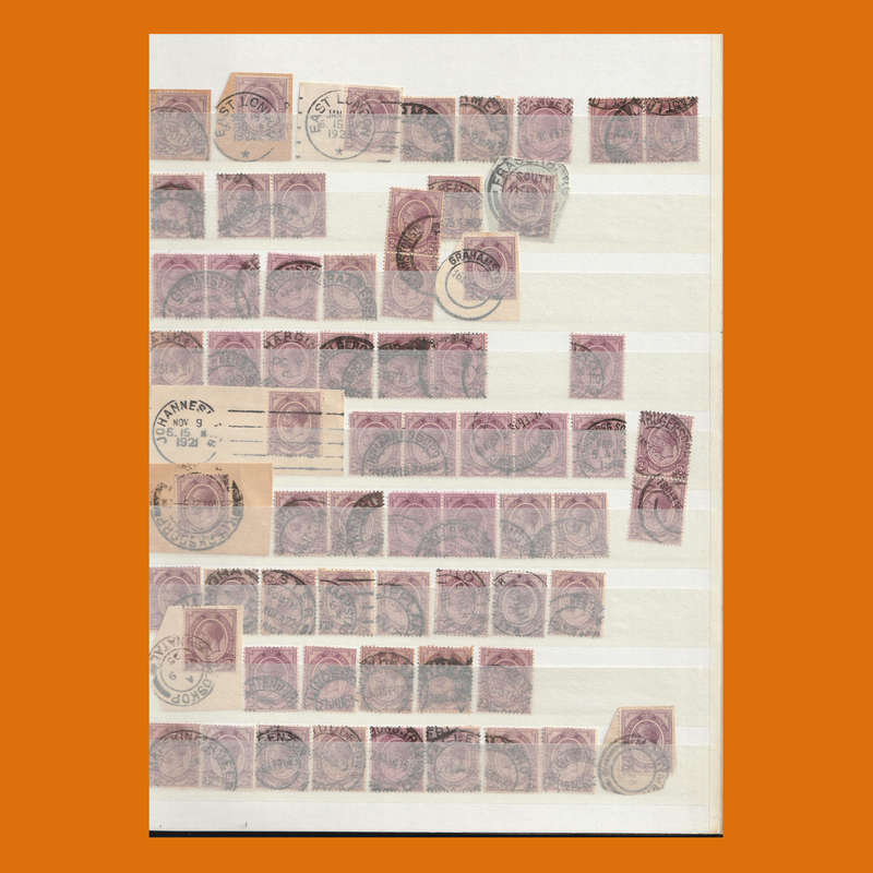 South Africa Union 1913 King George V Pairs & Postmarks  Up to 1s in Stockbook