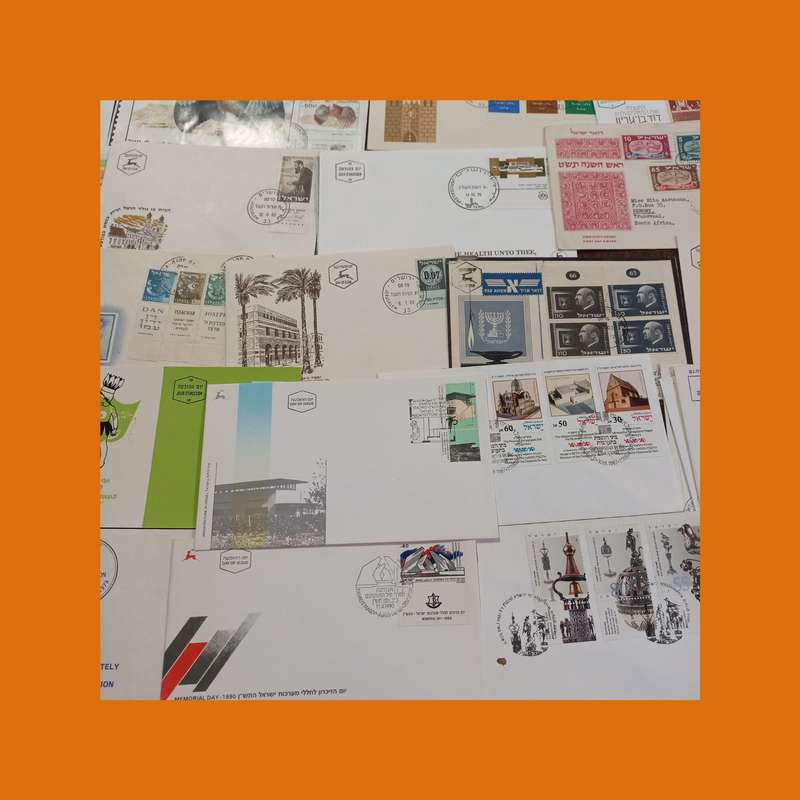 Israel  Early Years First Day Covers Collection Including Large Format Issues & Thematic Highlights