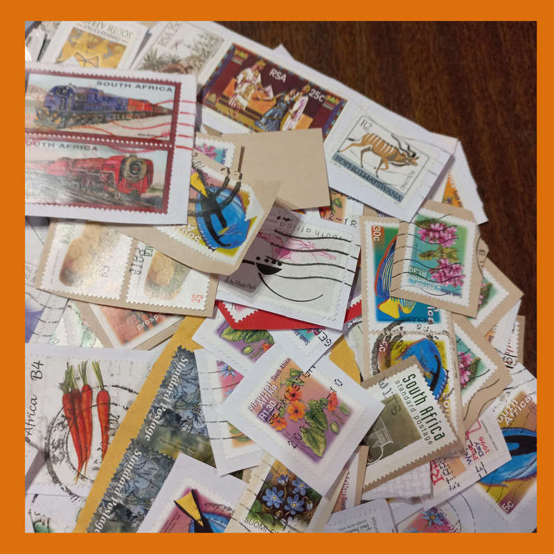 South Africa Modern on Piece  150g, Fauna & Flora Definitives