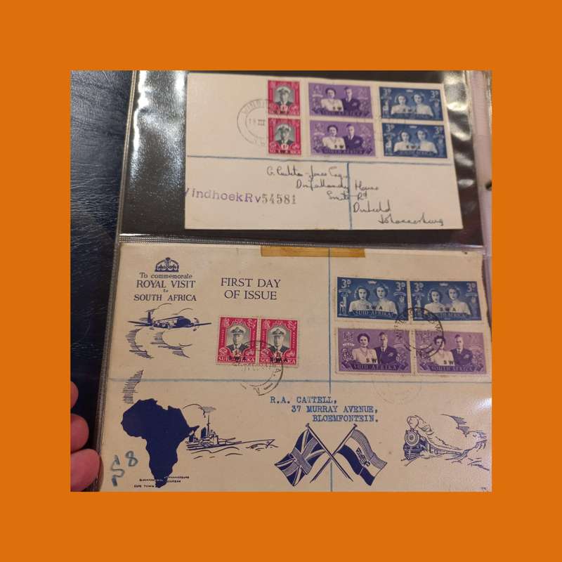 South West Africa (SWA)  Postal History & First Day Cover Album (75+ Items)