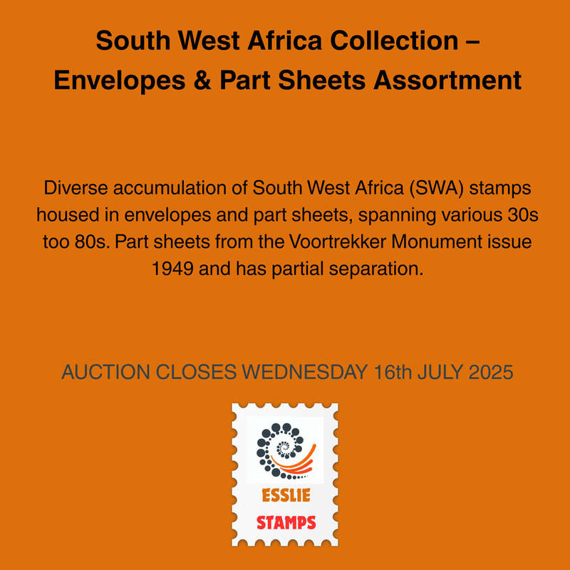 44531253 South West Africa SWA Collection in envelopes and Part Sheets 325g