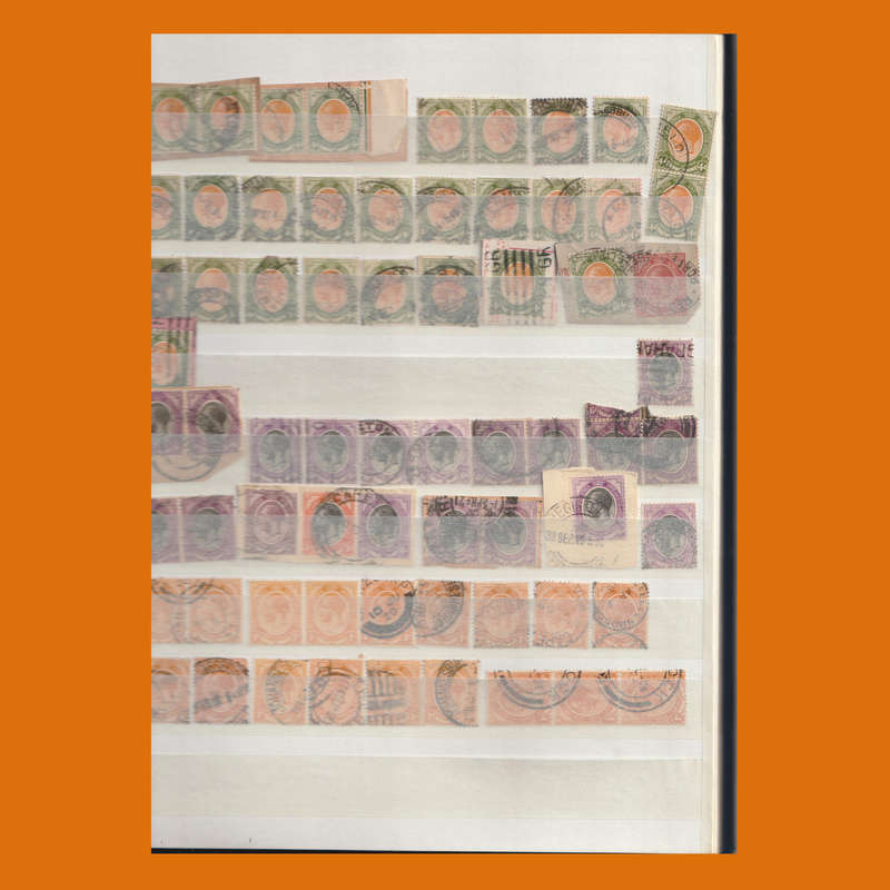 South Africa Union 1913 King George V Pairs & Postmarks  Up to 1s in Stockbook