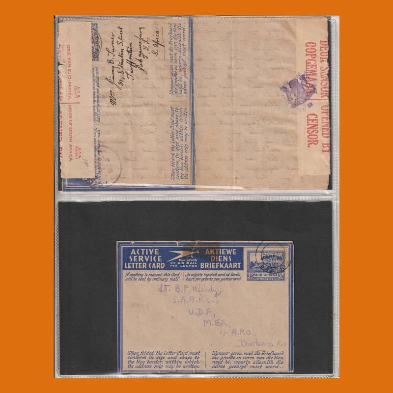 South Africa Aerogrammes  Union & Republic Mint/Used incl. WWII Censored