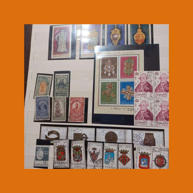 Thematic Stamp Album  Royalty, Jewels & Crowns (Stamps & Select Covers)