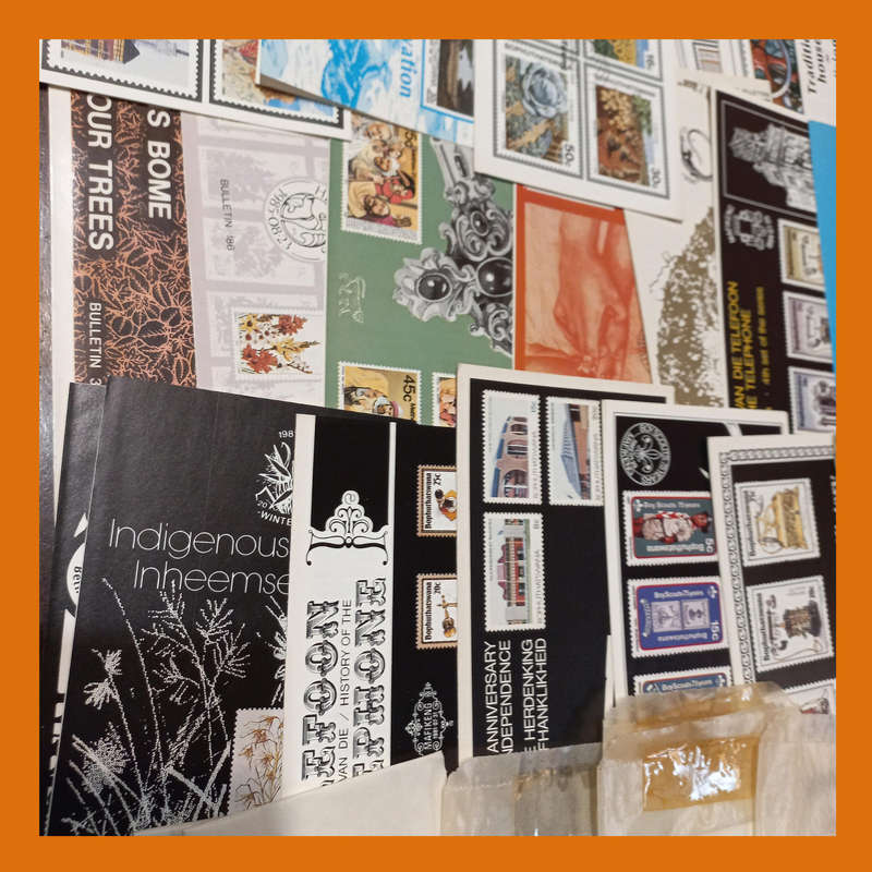 Bophuthatswana Collection  Control Blocks, FDCs & Bulletins to 1992