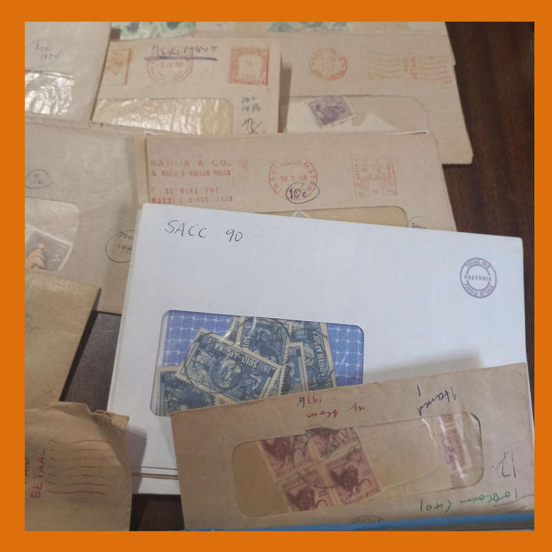 South African Stamp Collection  Envelopes, Albums and FDCs (2.2kg)