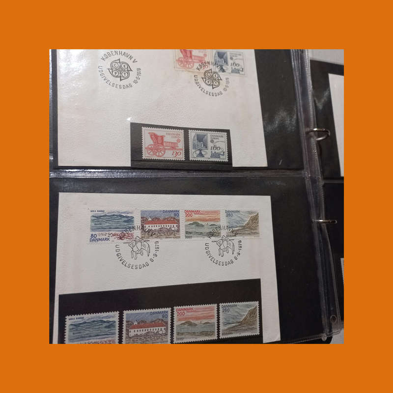 Denmark  FDCs & Mint Sets Collection (1962 to 1980 Focus)