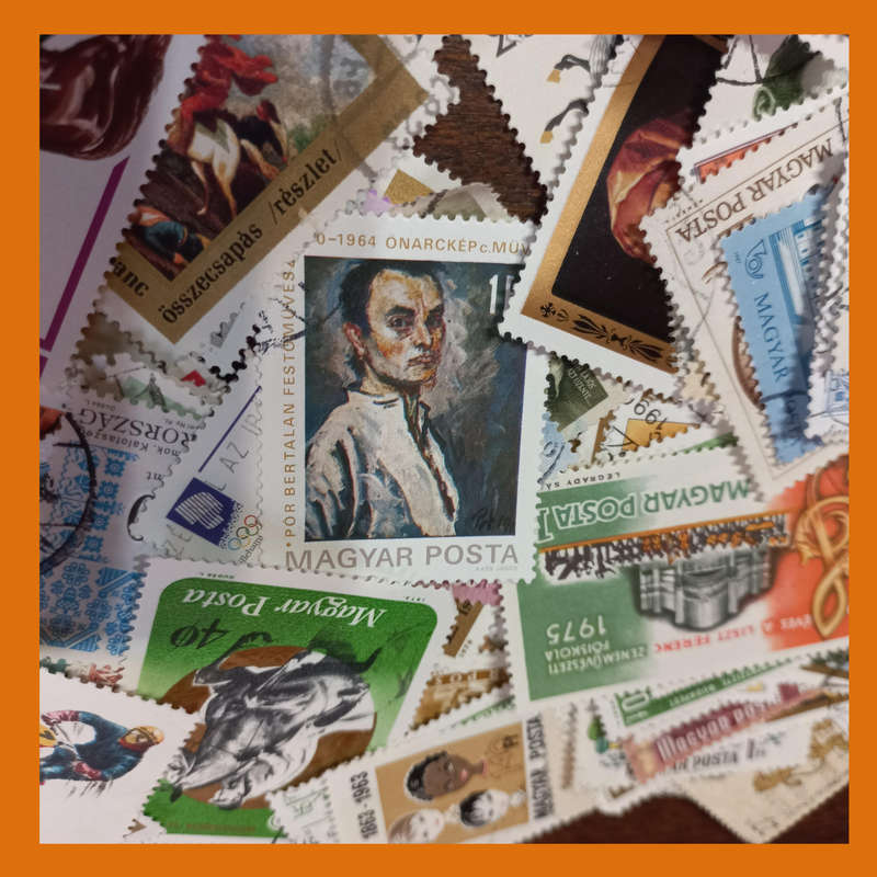 Hungary Off-Paper Stamp Accumulation  180g, Low Duplication