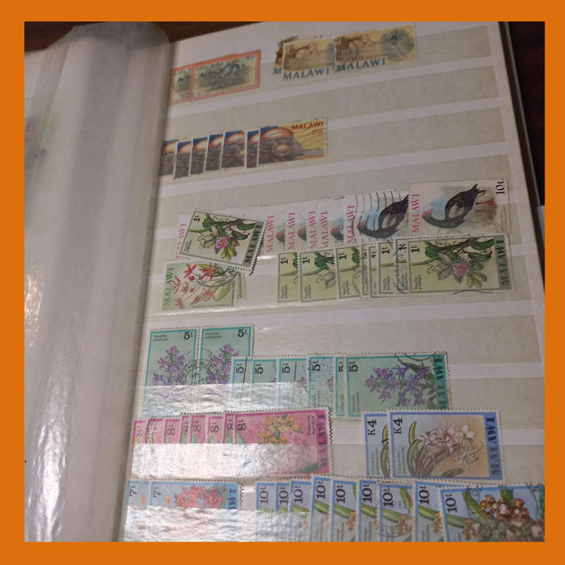 Southern & East Africa Stock Book  30 Double-Sided Pages, 1970s 1980s Focus