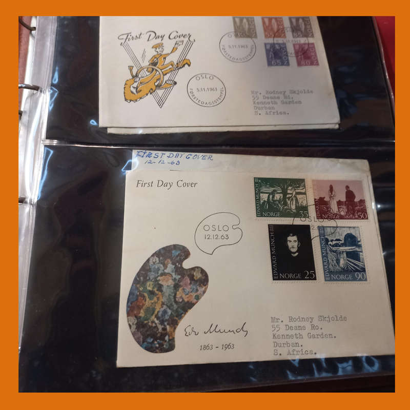 Norway FDCs  2 Albums, 1960s Era, Approx. 100 Items (3.5kg)