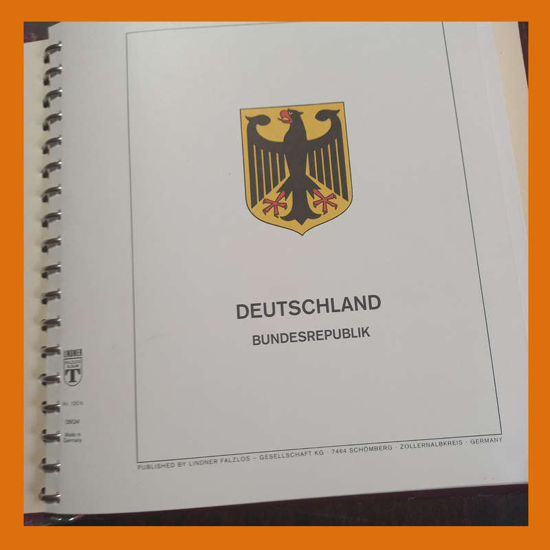 Germany Federal Album  Mint Collection 1972 to 1985 in Lindner (66 Pages, 3kg)