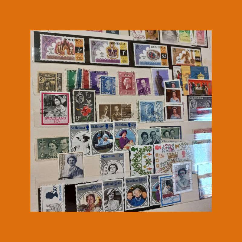 Thematic Stamp Album  Royalty, Jewels & Crowns (Stamps & Select Covers)