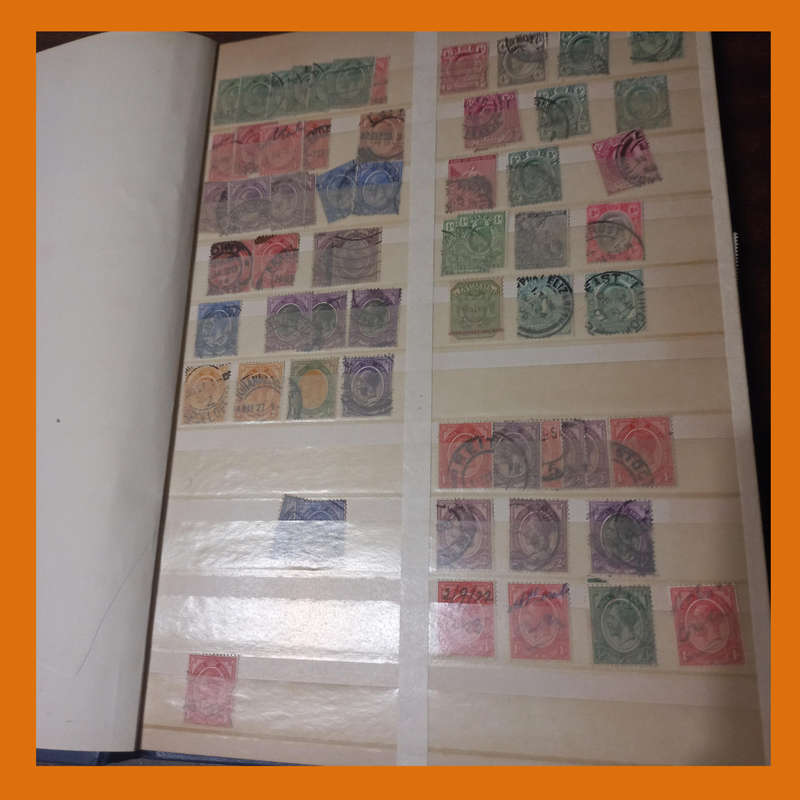 South Africa Union Selection in Lighthouse Stock Book with 1913 KGV Issue