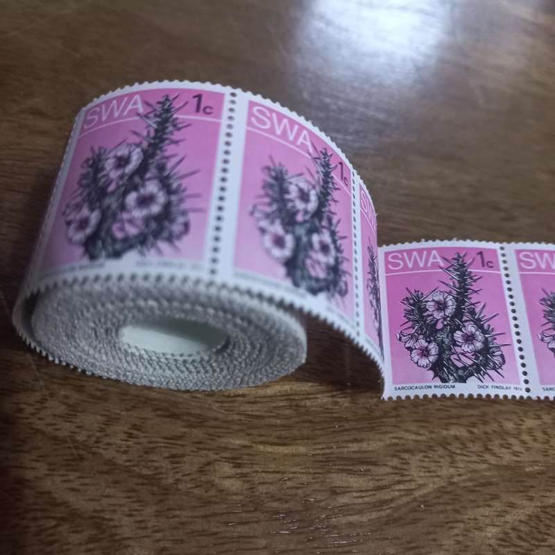 South West Africa SWA - 1973 Succulents - Coils - Still in Coil Rolls - R1 Start