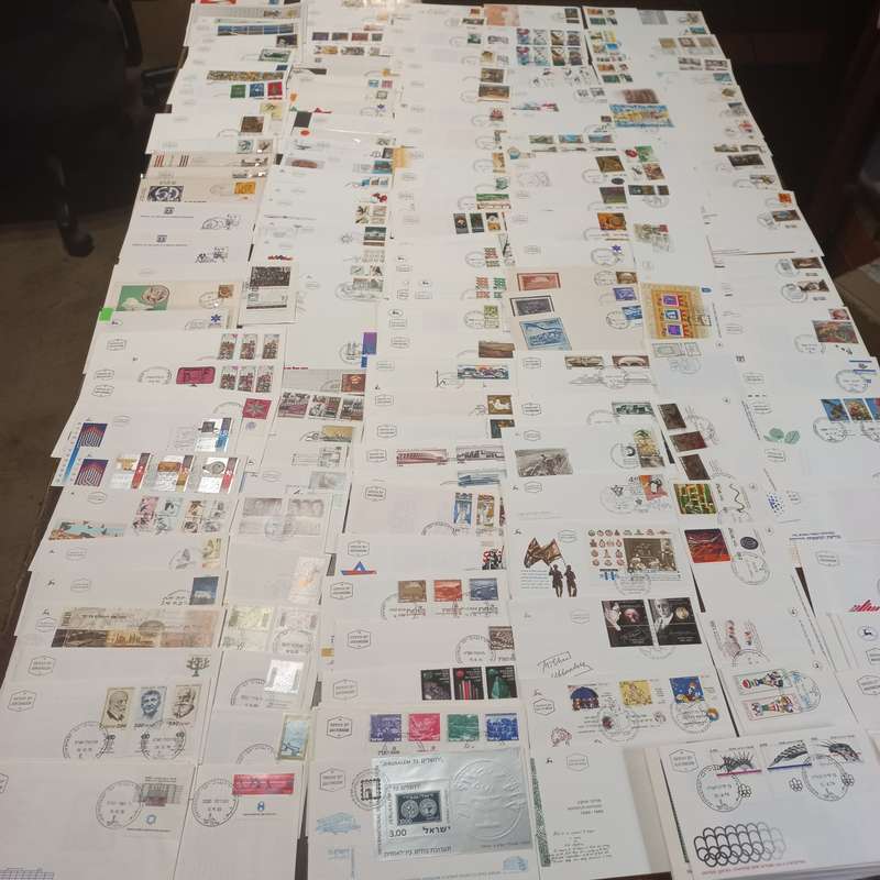 Israel FDC Collection - 200+ covers - R1 Start