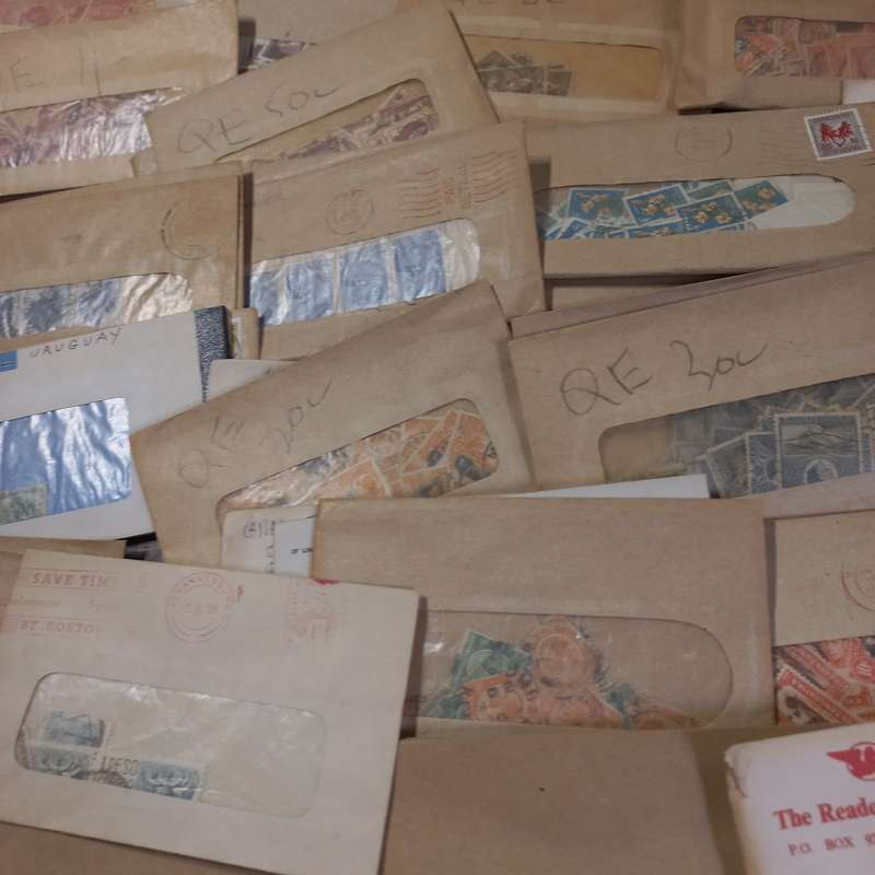 World Mixture off Paper sorted in Envelopes - R1 Start