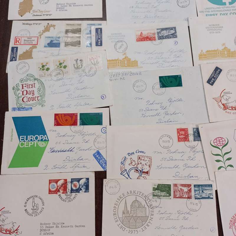 Over a Hundred Norway First Day Covers - Starting at R1