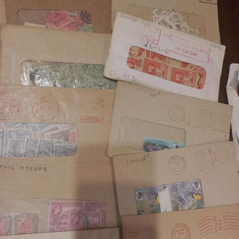 World selection off paper sorted in envelopes - Starting at R1