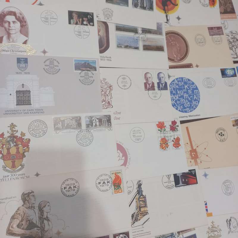 South African First Day Covers and Folders - Starting at R1