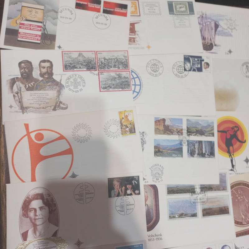 South African First Day Covers and Folders - Starting at R1