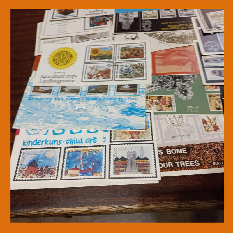 Bophuthatswana Collection  Control Blocks, FDCs & Bulletins to 1992