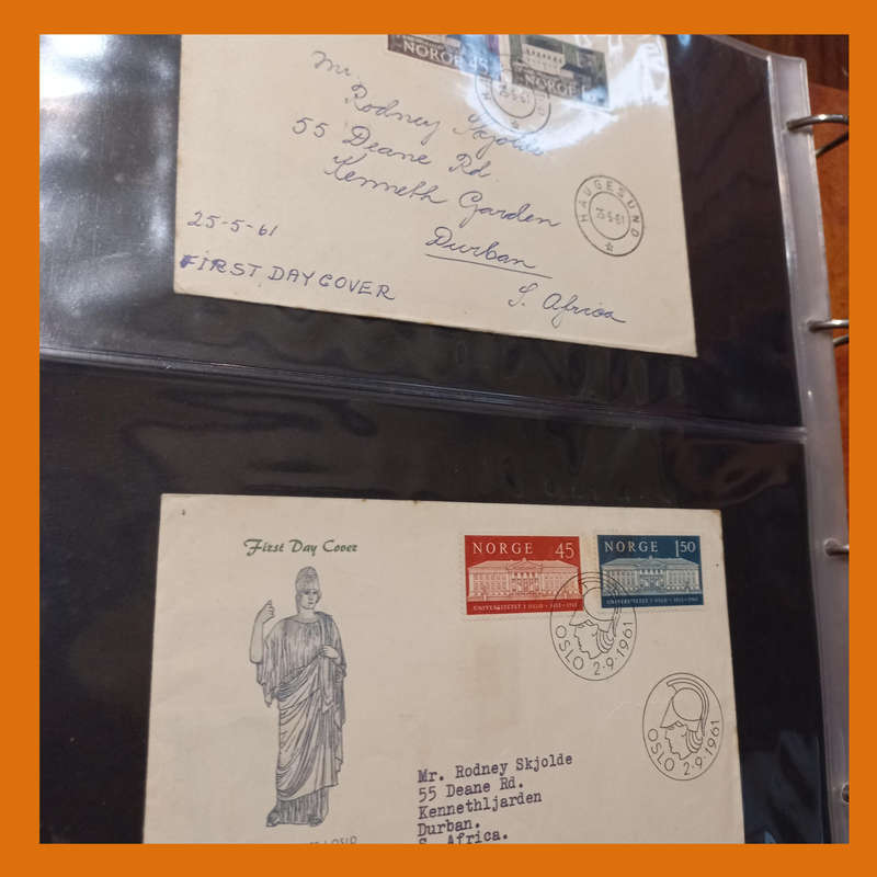 Norway FDCs  2 Albums, 1960s Era, Approx. 100 Items (3.5kg)