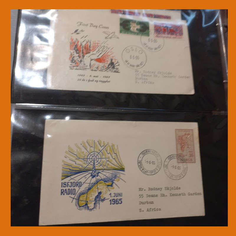 Norway FDCs  2 Albums, 1960s Era, Approx. 100 Items (3.5kg)