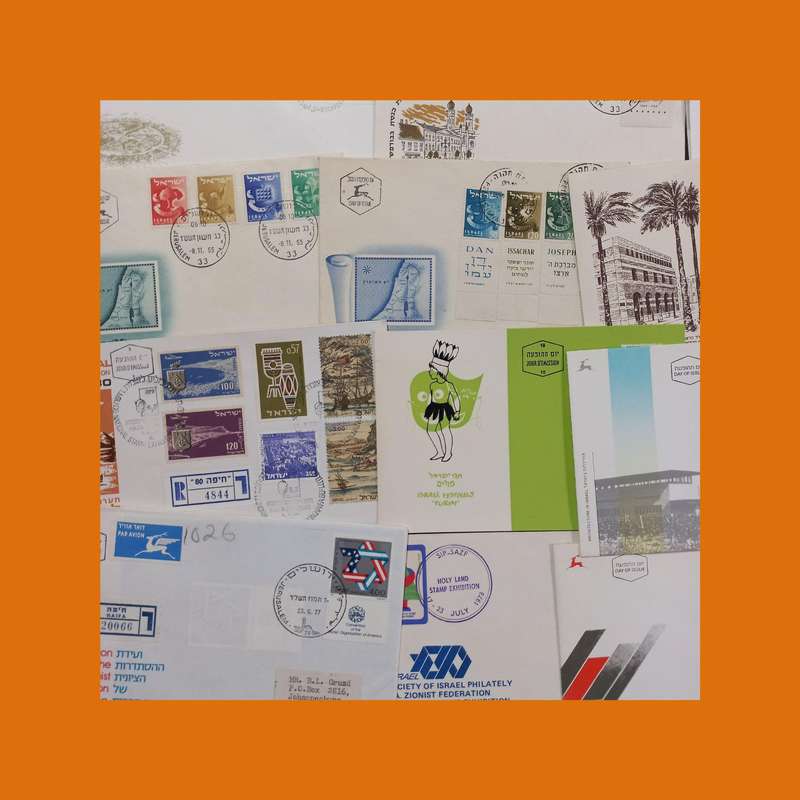 Israel  Early Years First Day Covers Collection Including Large Format Issues & Thematic Highlights