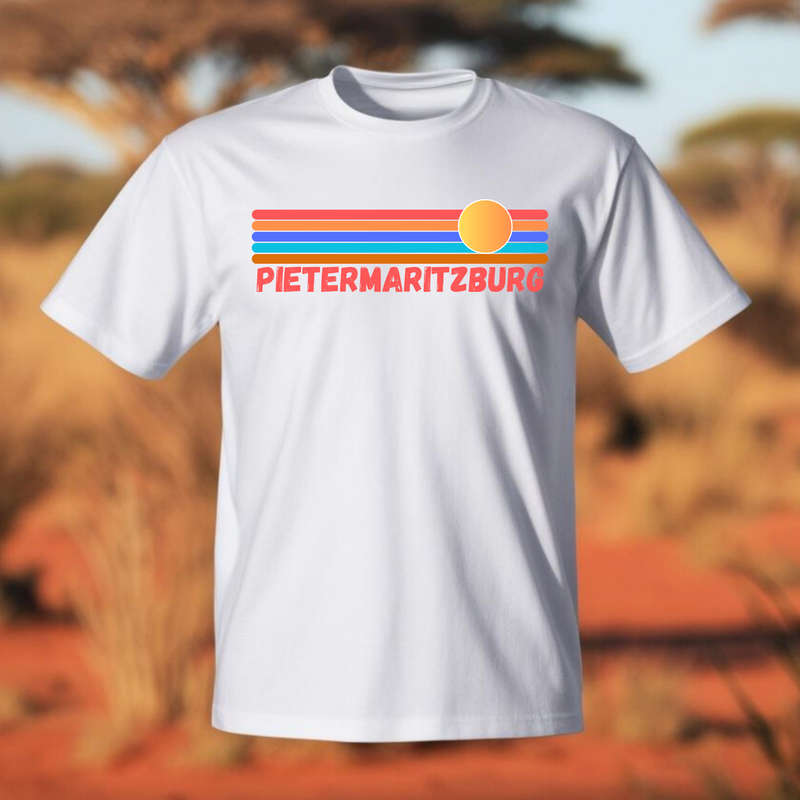 CITY SCAPES - Sunrise over Pietermaritzburg - Unisex Crew Neck Tee