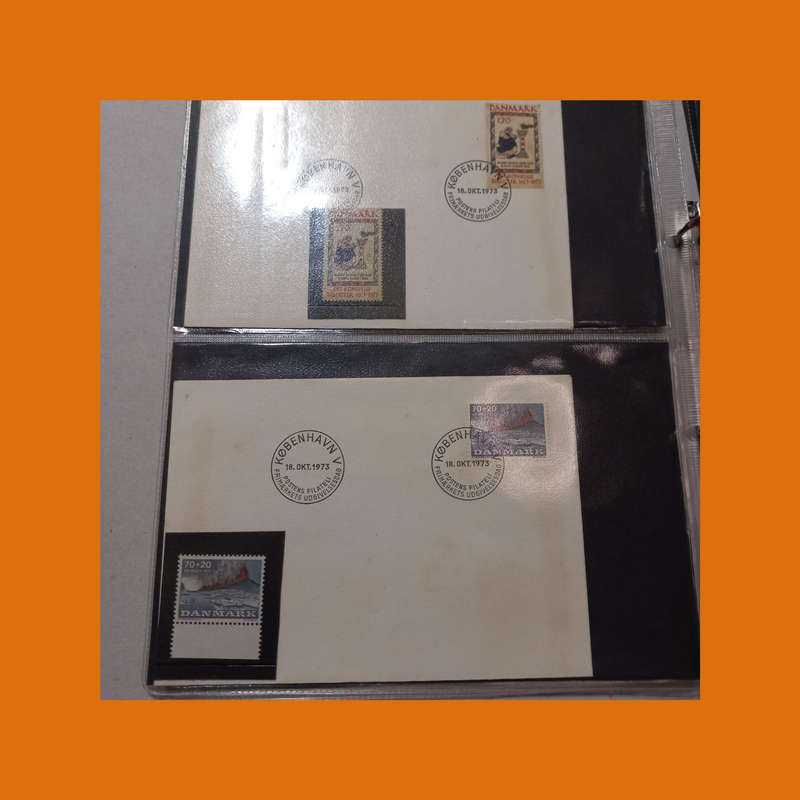 Denmark  FDCs & Mint Sets Collection (1962 to 1980 Focus)