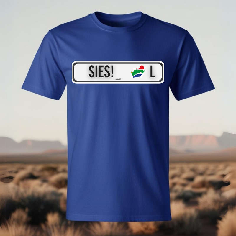NUMBER PLATE - SIES! - Show your SA Roots - Unisex Crew Neck Tee