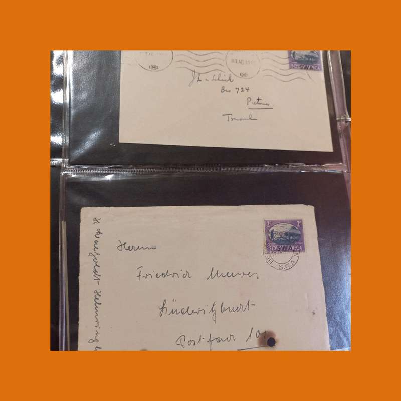South West Africa (SWA)  Postal History & First Day Cover Album (75+ Items)