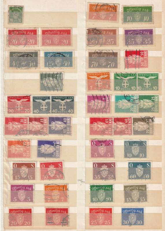 Early Norway Collection including First Day Covers - R1 Start