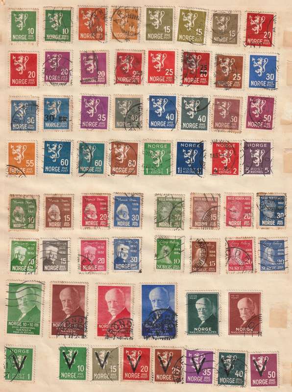 Early Norway Collection including First Day Covers - R1 Start