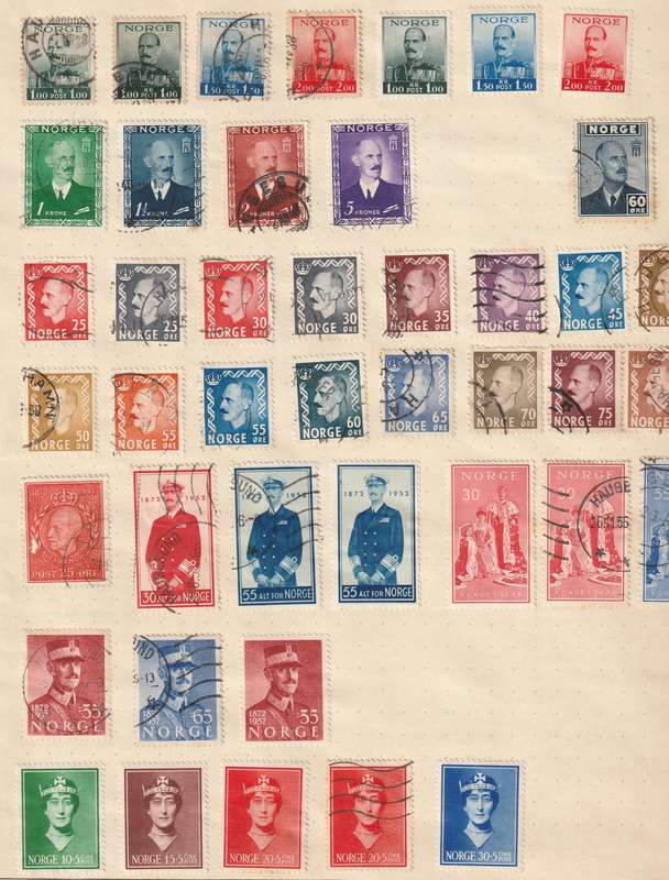 Early Norway Collection including First Day Covers - R1 Start