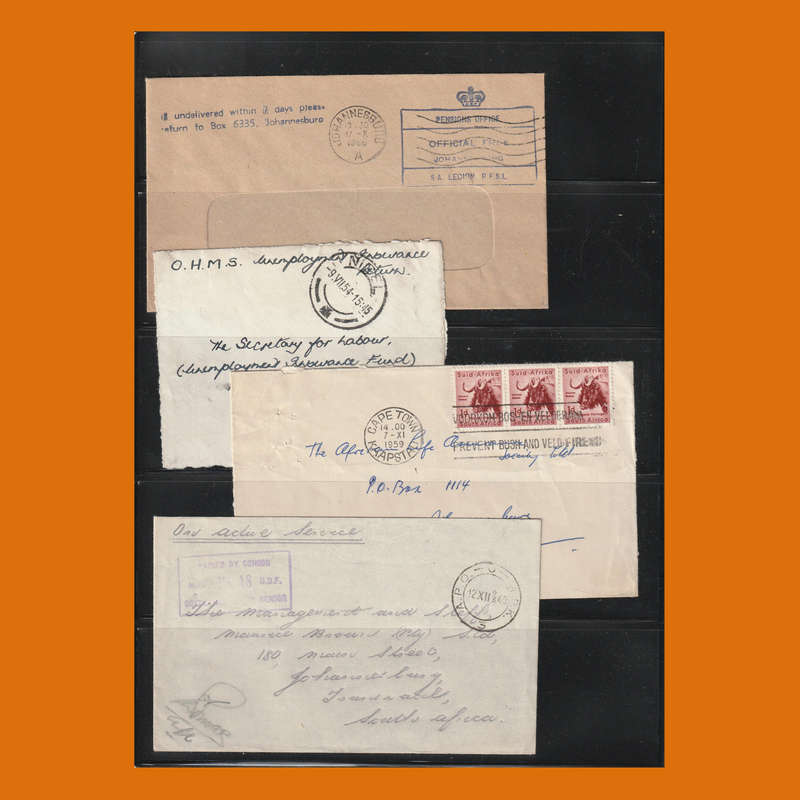 WWII Active Service & Official Government Covers  Censored Postal History