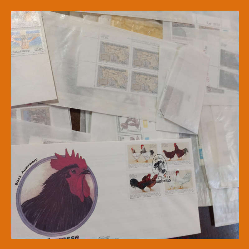 Bophuthatswana Collection  Control Blocks, FDCs & Bulletins to 1992