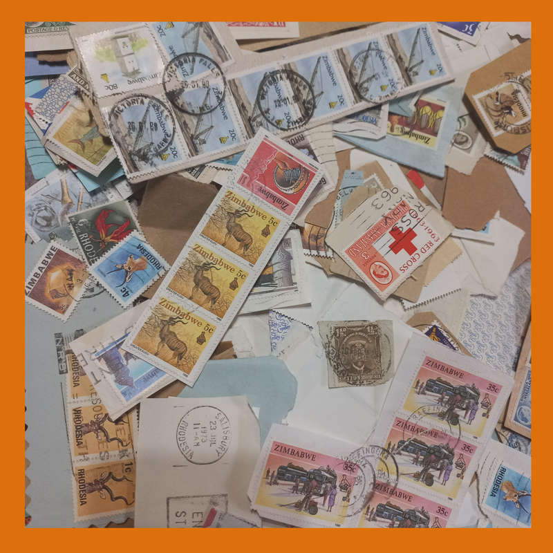 Zimbabwe Accumulation on Piece  1kg with Rhodesian Material