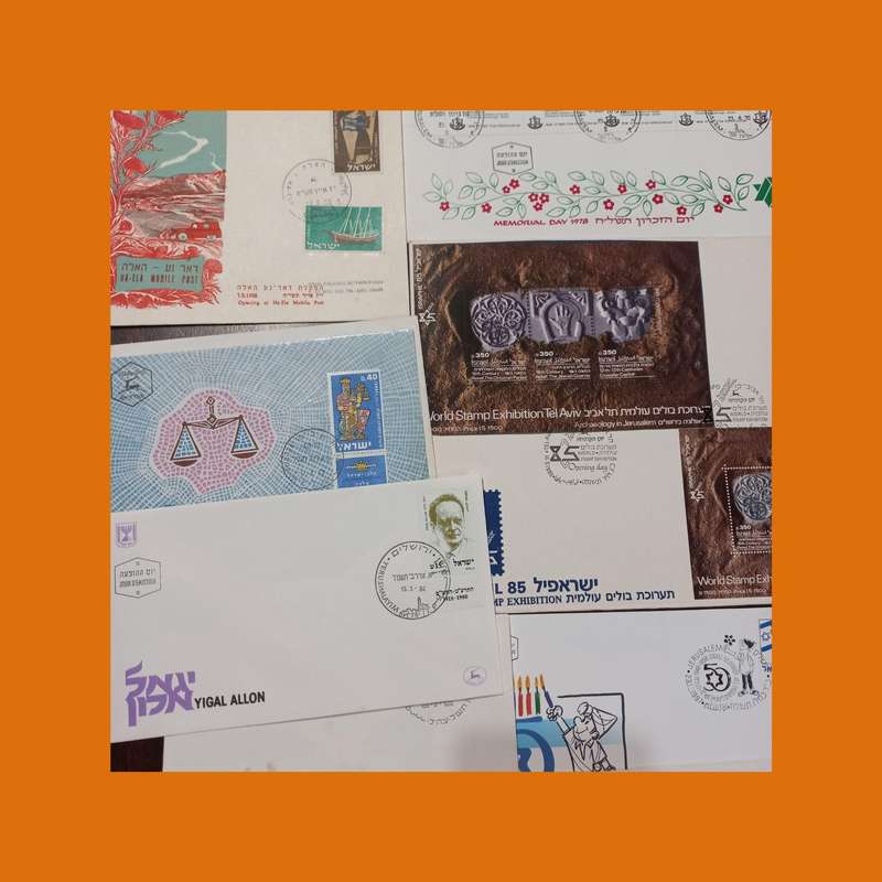 Israel  Early Years First Day Covers Collection Including Large Format Issues & Thematic Highlights
