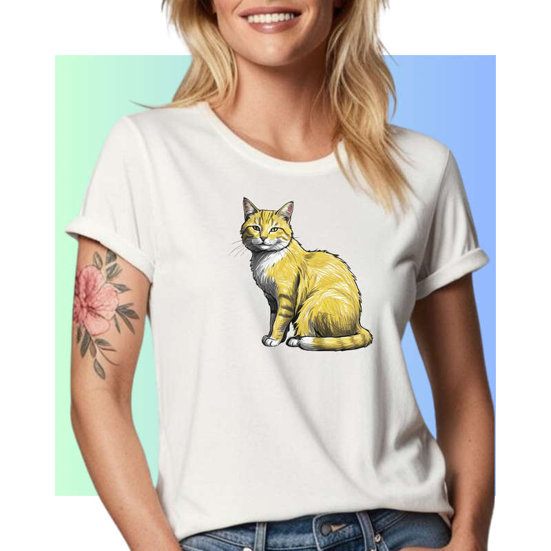 FELINE FAMILY - Lady Marmalade - Unisex Crew Neck Tee