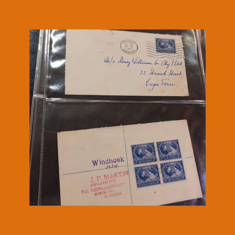 South West Africa (SWA)  Postal History & First Day Cover Album (75+ Items)