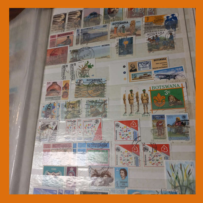 Southern & East Africa Stock Book  30 Double-Sided Pages, 1970s 1980s Focus