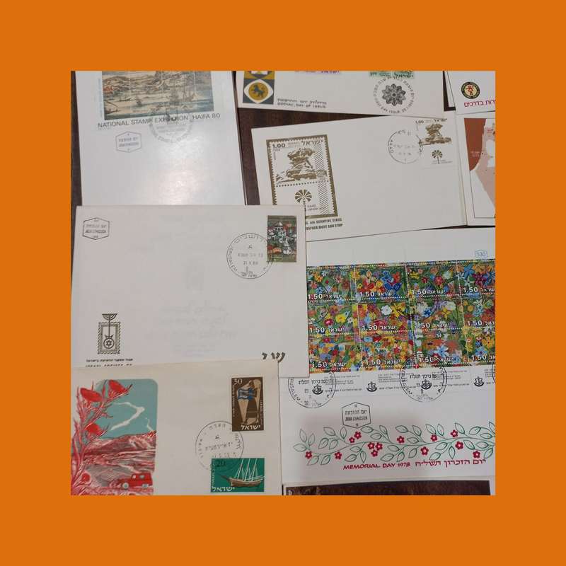 Israel  Early Years First Day Covers Collection Including Large Format Issues & Thematic Highlights