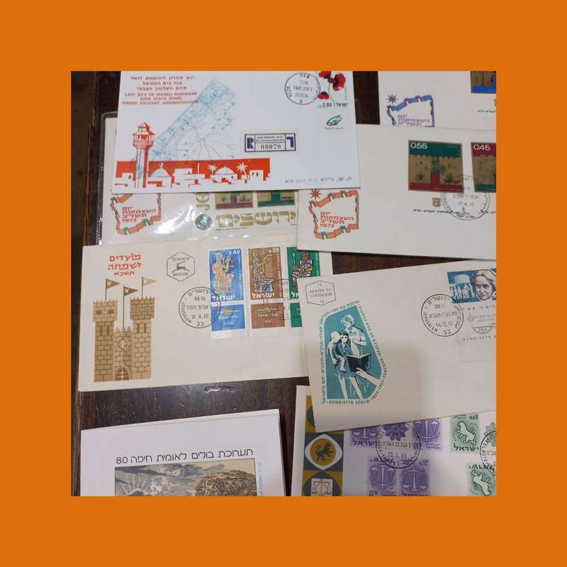 Israel  Early Years First Day Covers Collection Including Large Format Issues & Thematic Highlights